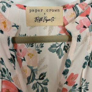 Paper Crown x Rifle Paper Co tank NWT